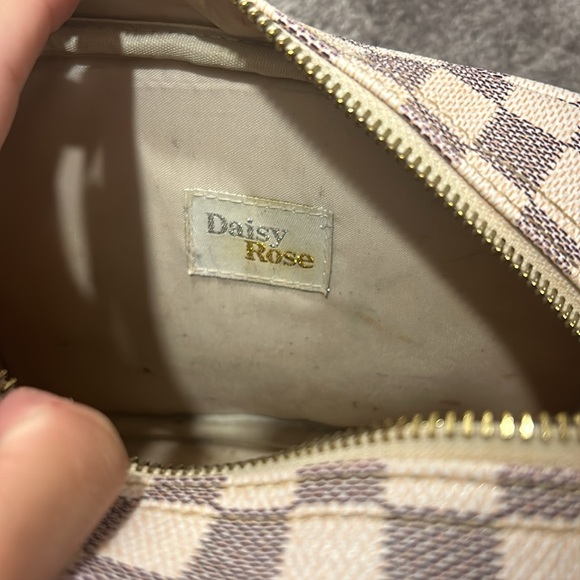 Checkered Makeup/Toiletry Bag - Picture 6 of 7